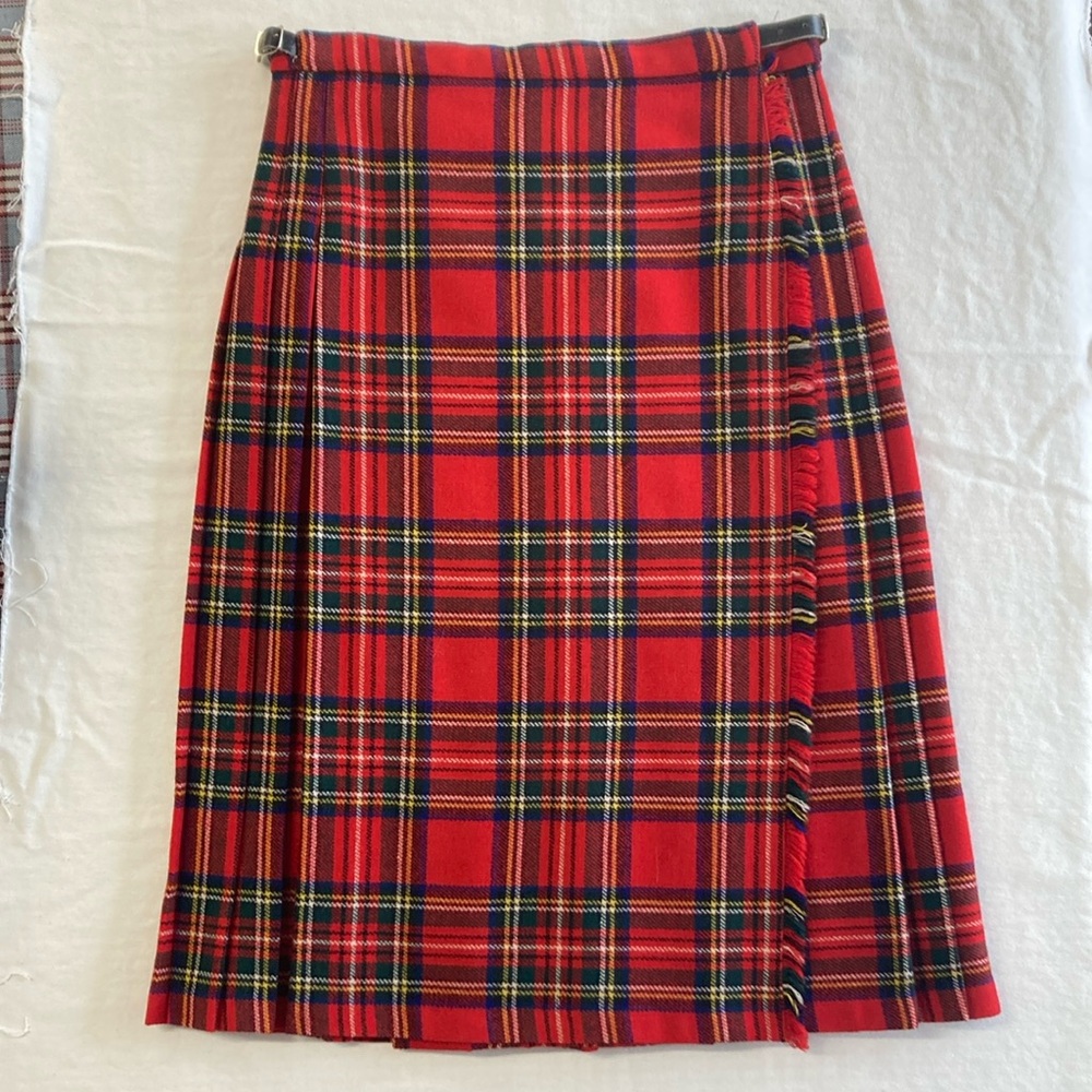 Vintage Clan Laird wool skirt